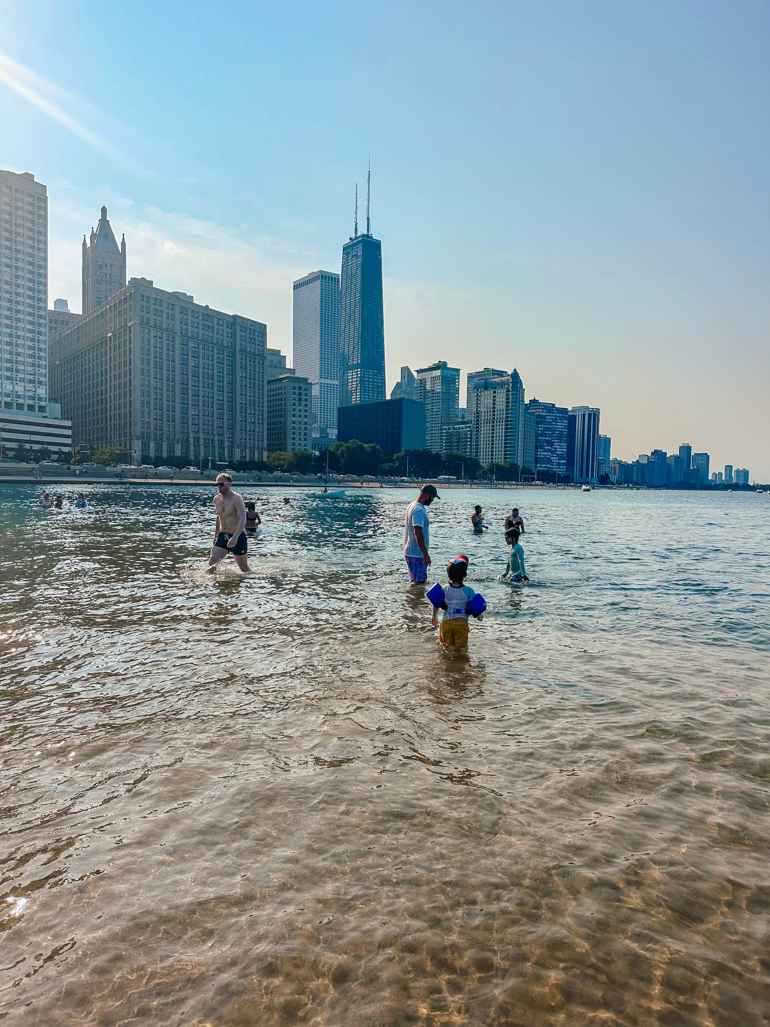ohio beach chicago with kids