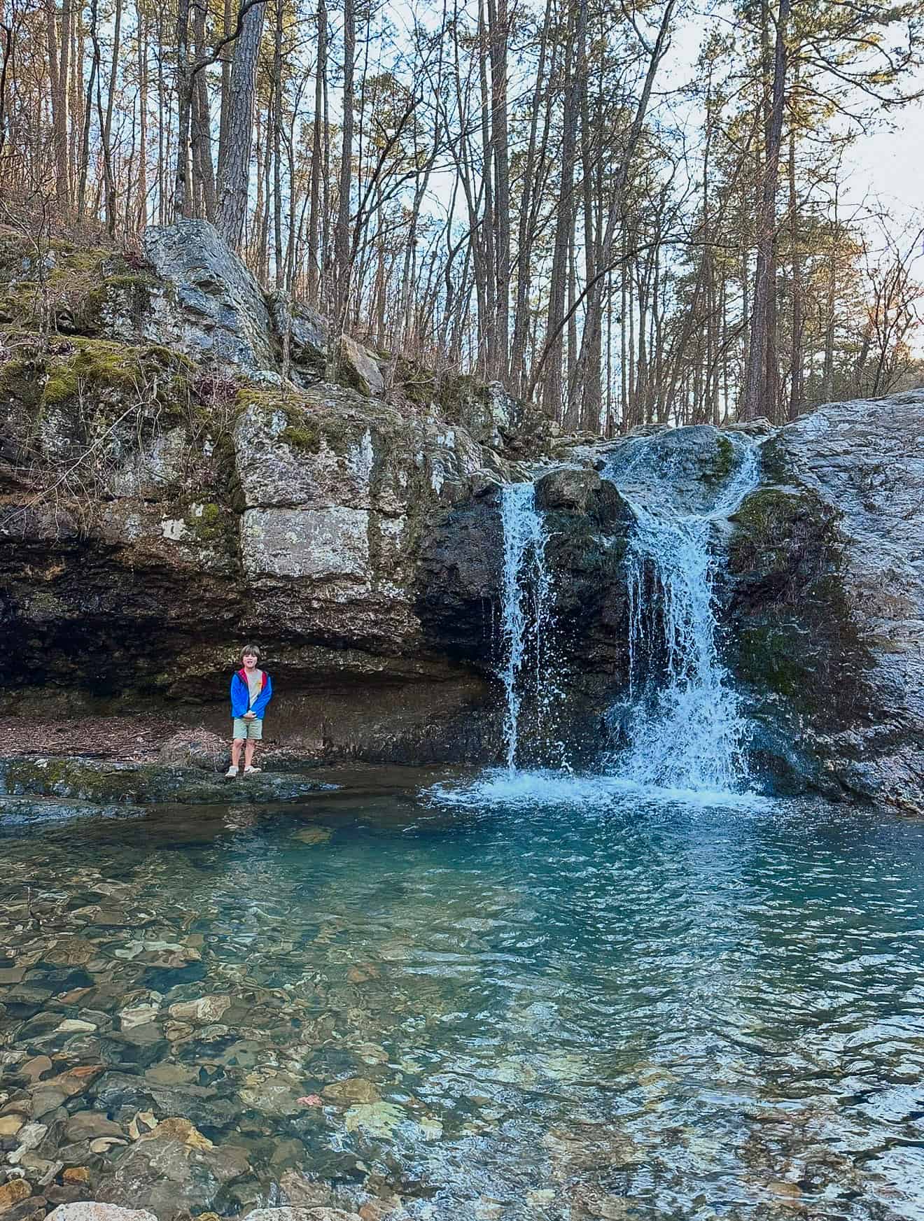 Fall creek falls at Lake Catherine state park in Arkansas