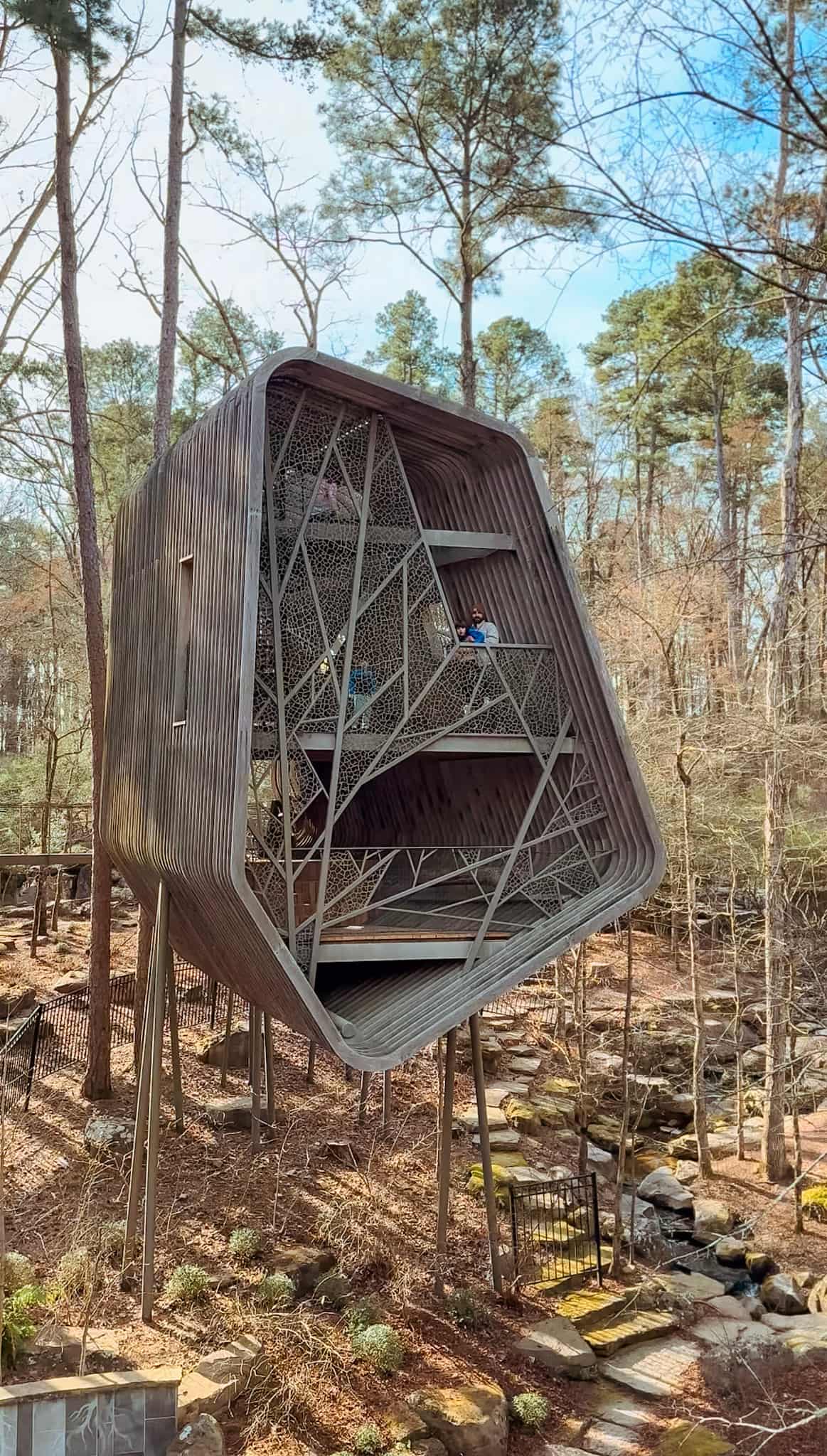 garvan woodland gardens treehouse hot springs arkansas with kids