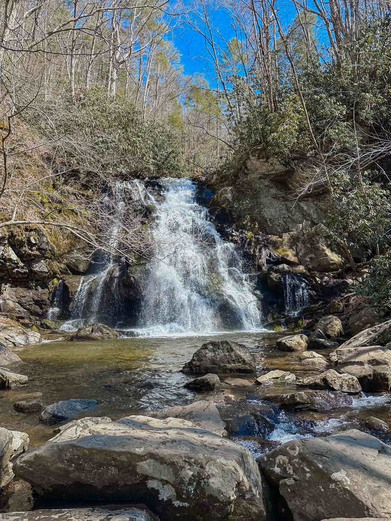 spruce flat falls waterfall