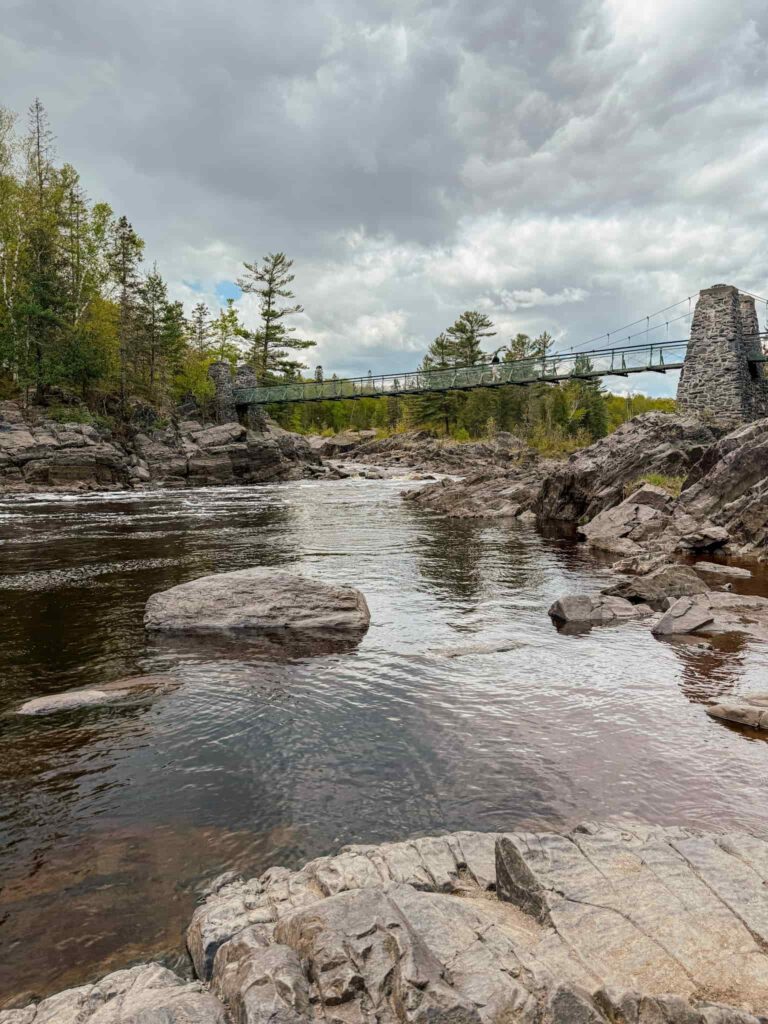 bridge at jay cooke state park