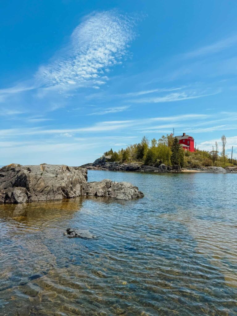 red lighthouse