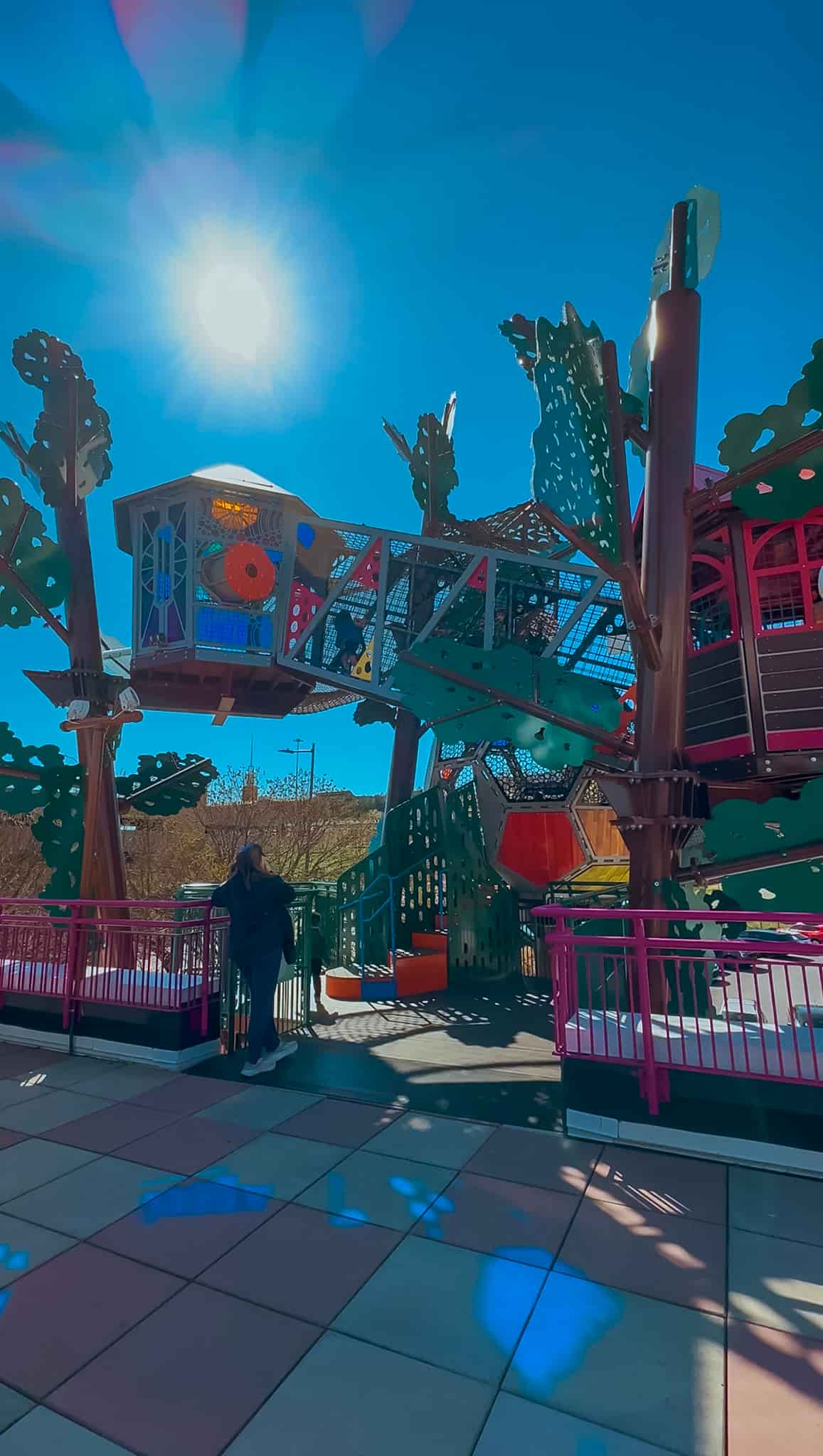 rooftop playground at childrens discovery center in chattanooga