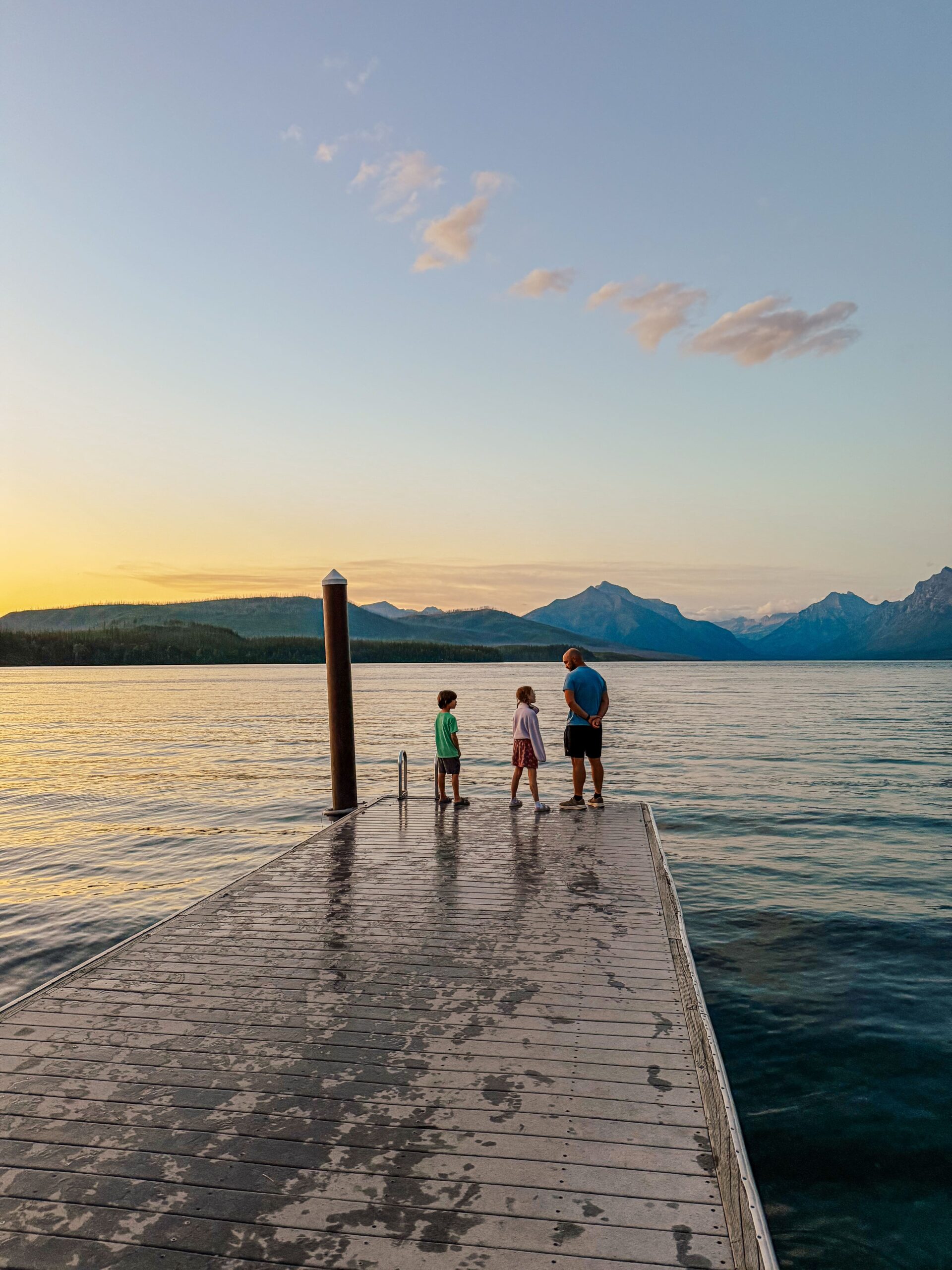 Sunset over Lake MCdonald