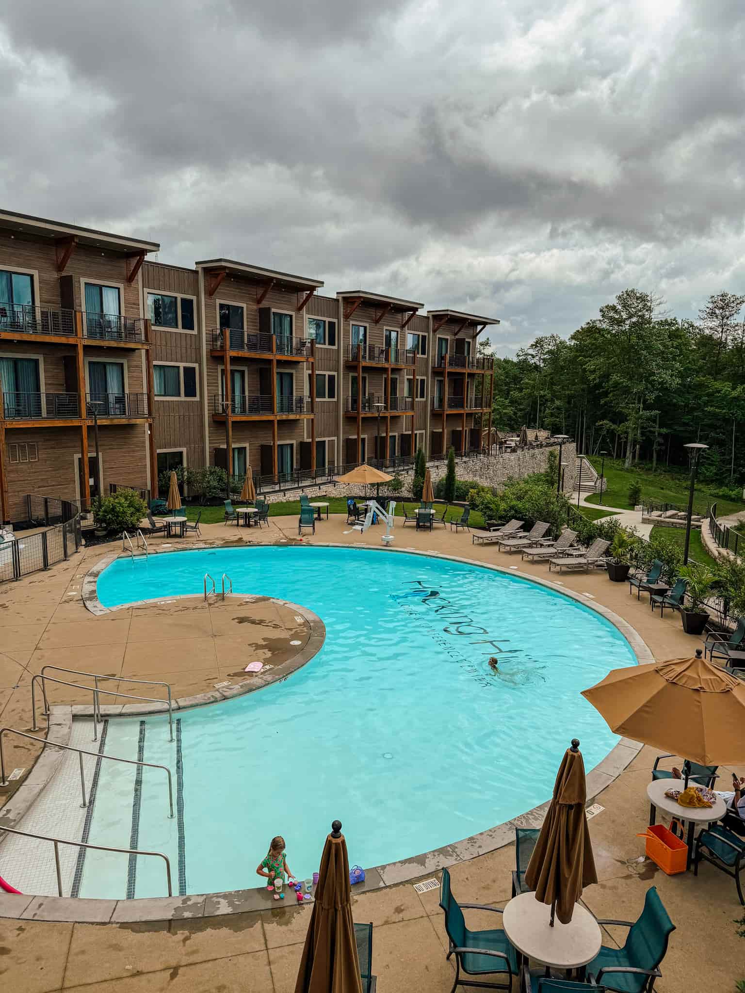 hocking hills lodge pool
