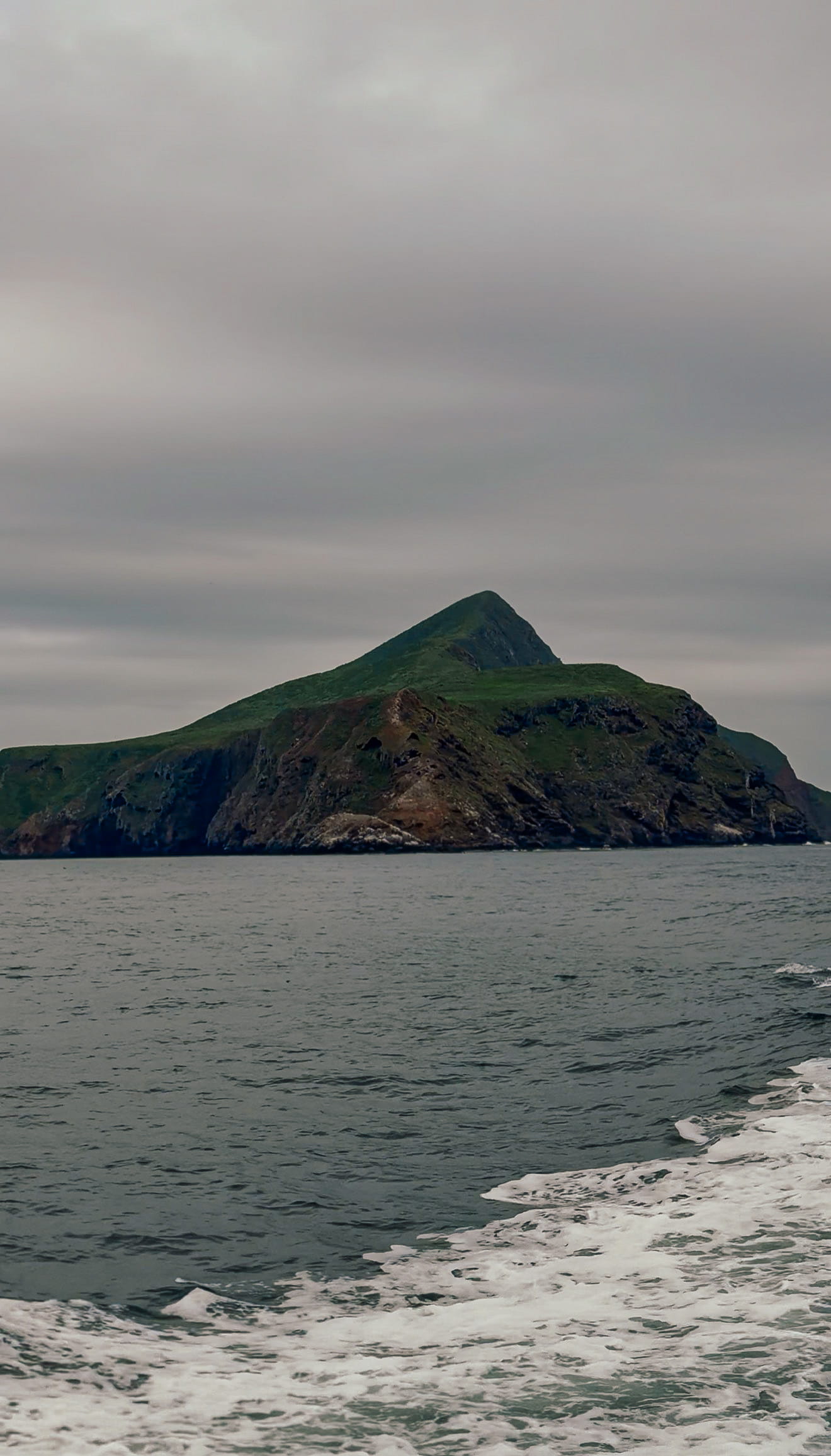 View of the Channel Islands from whale watching tour