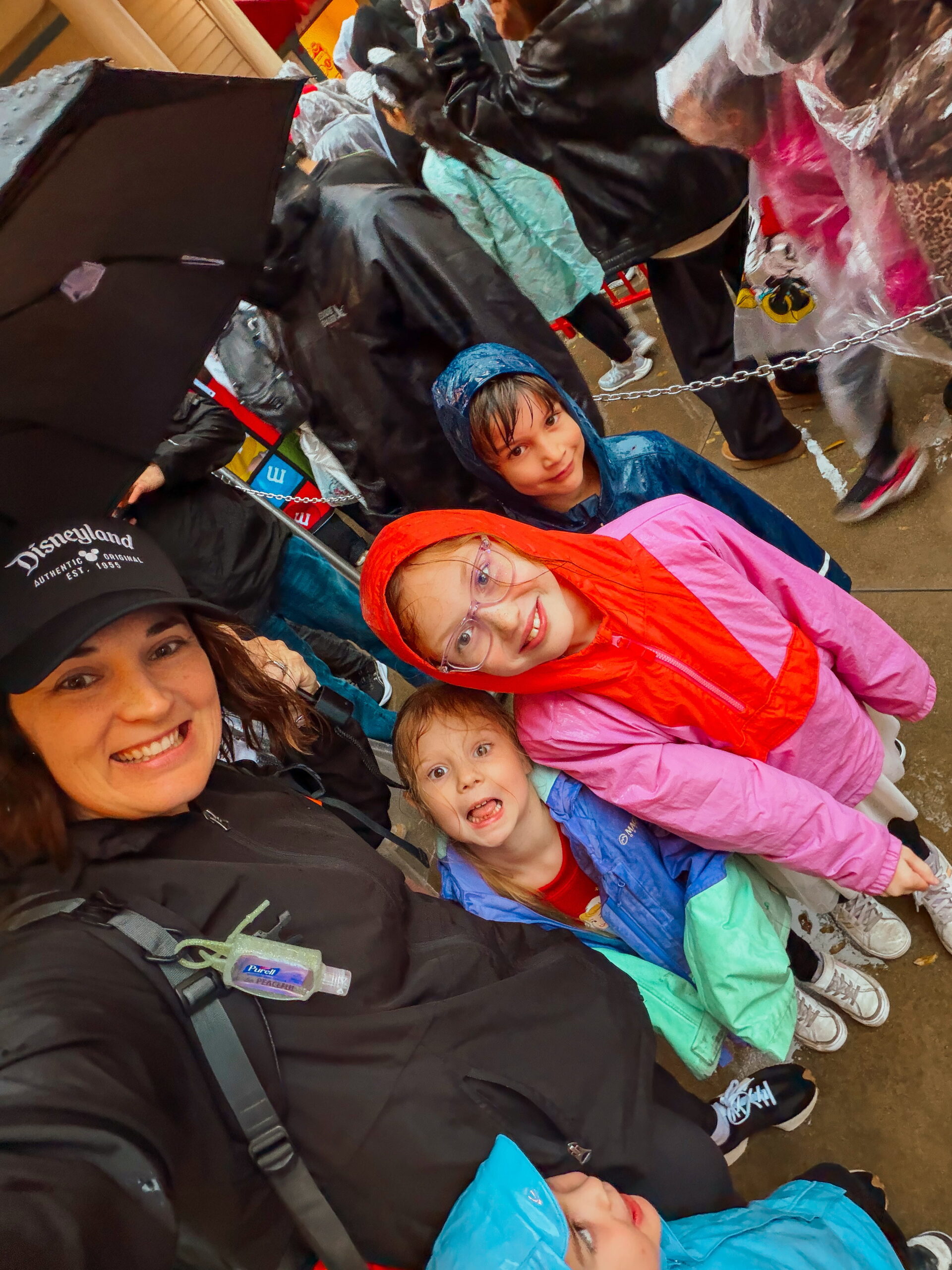 Rainy day at Disneyland
