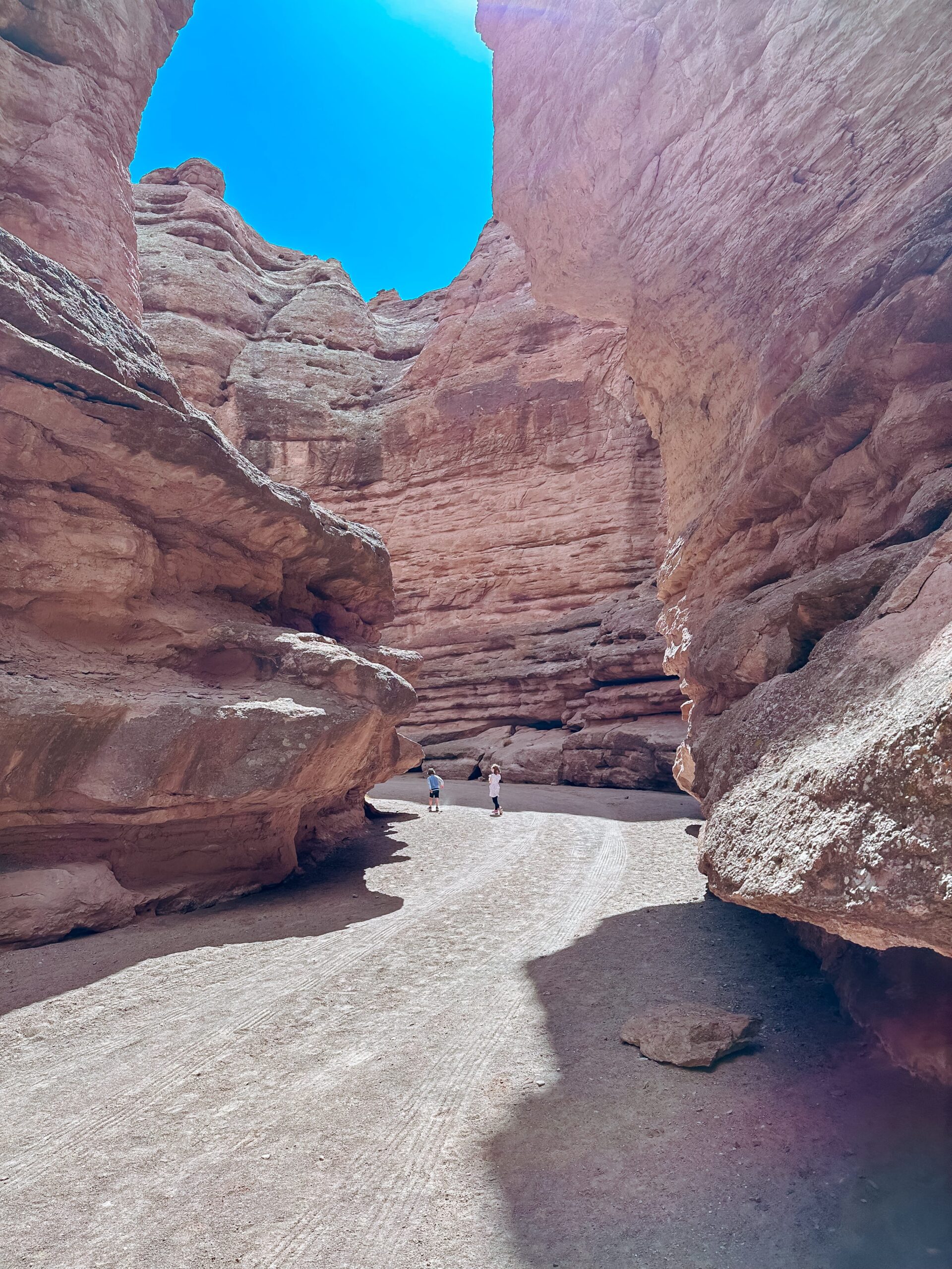 San Lorenzo slot canyon in New Mexico