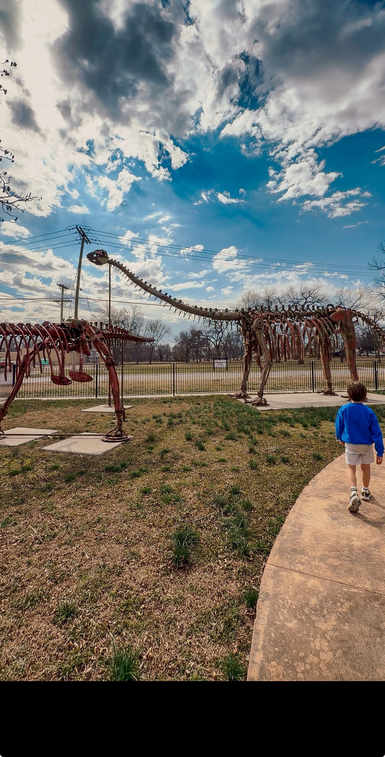 Dinosaur park Erie Kansas