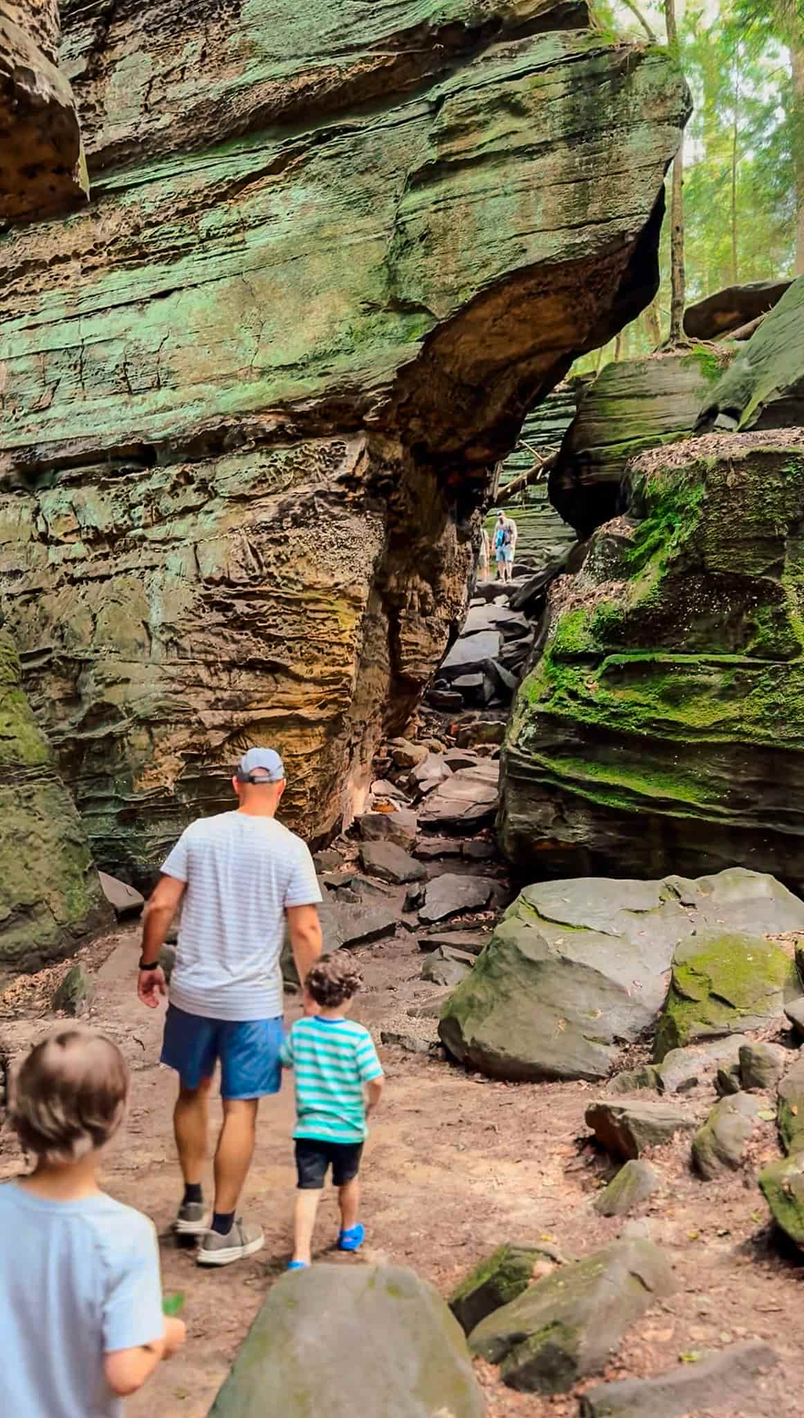 ledges trail at cuyahoga valley national park 