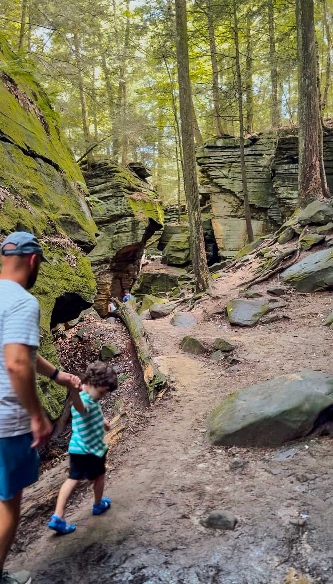 ledges trail cuyahoga valley