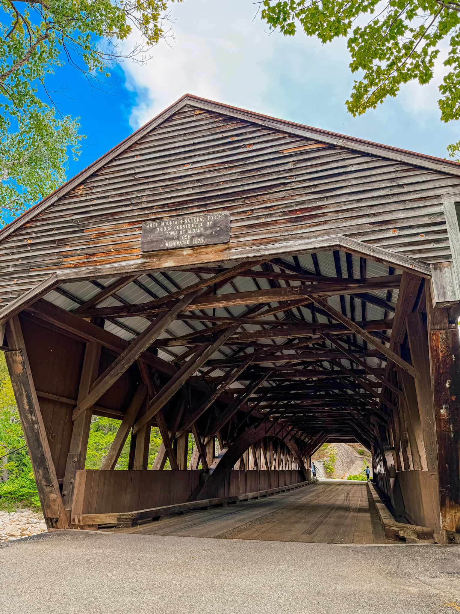 albany bridge kancamagus highway