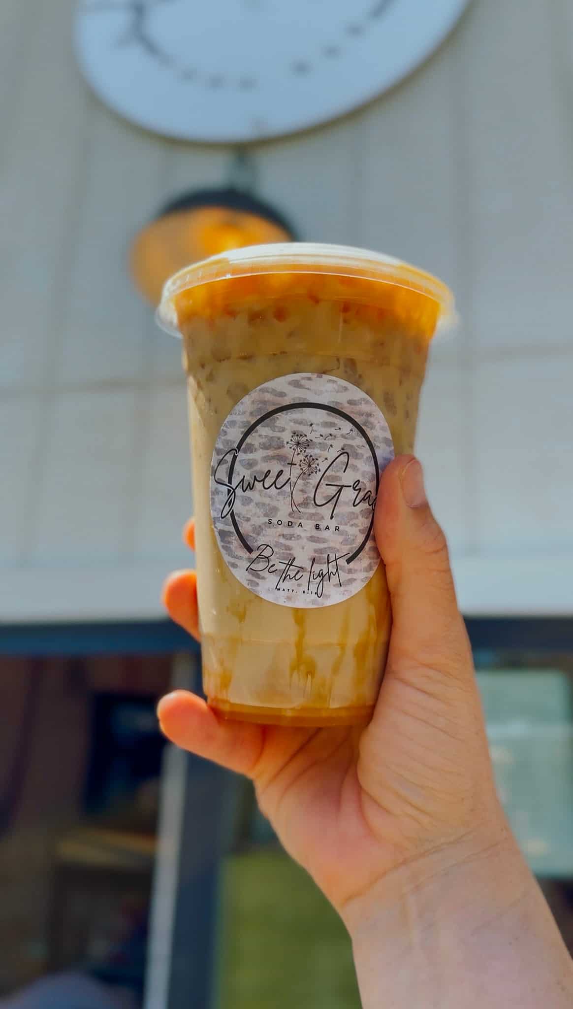 coffee from Sweet Grace in Carlton Landing