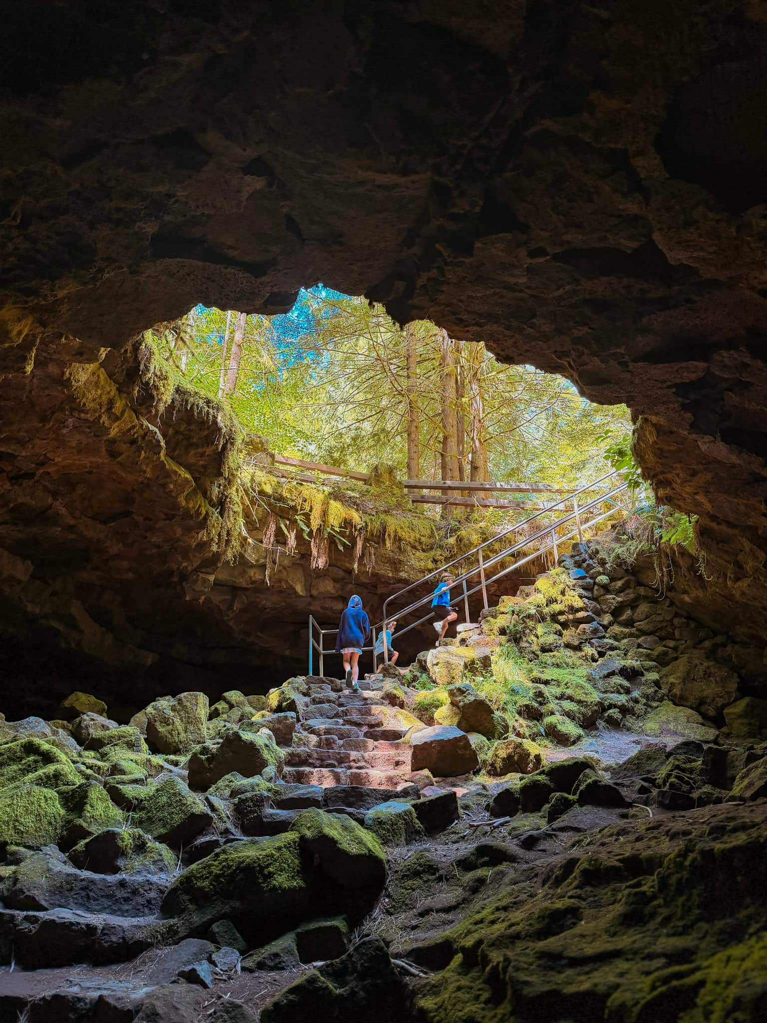 ape cave washington road trip