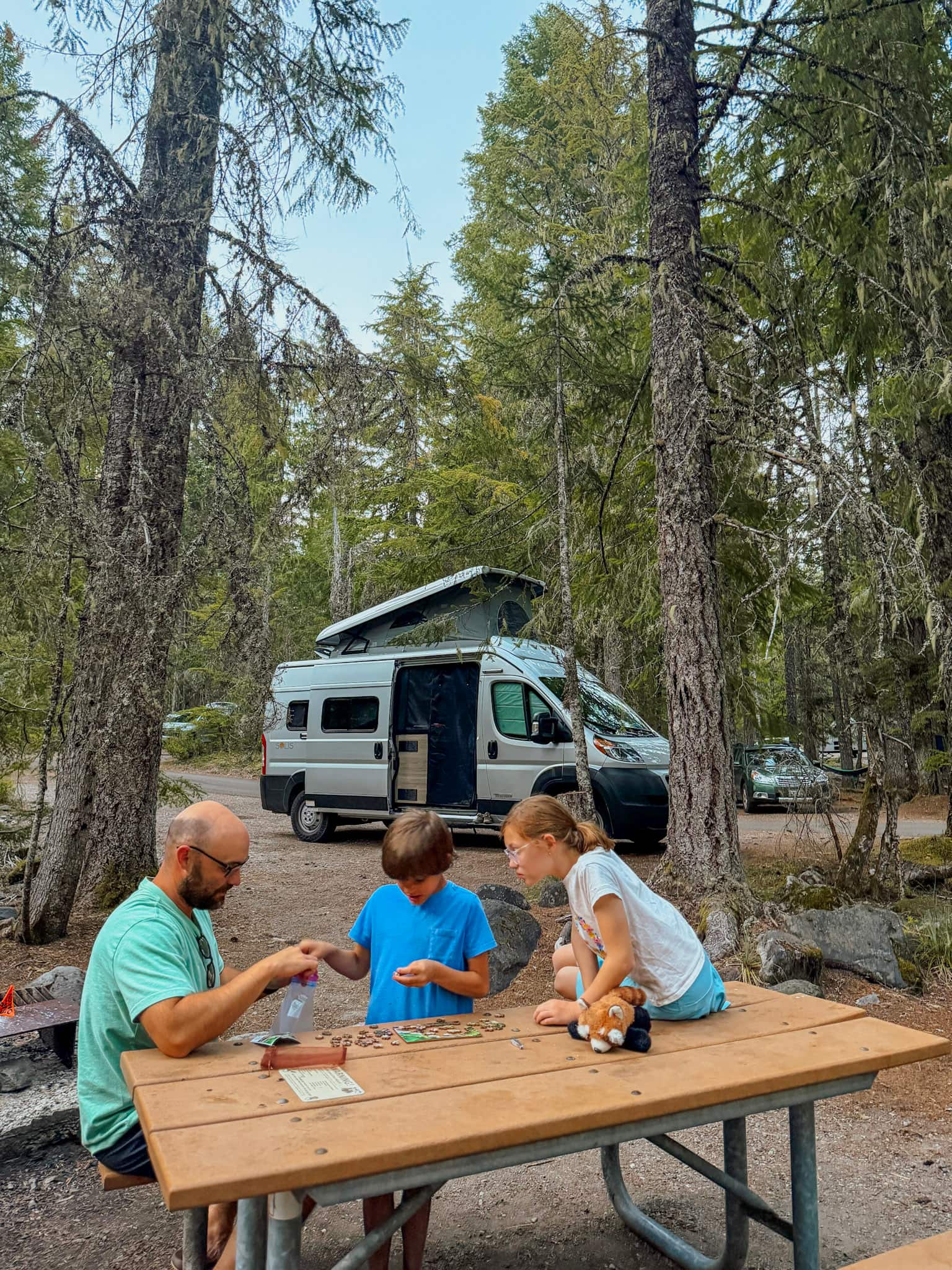 camper van road trip with kids