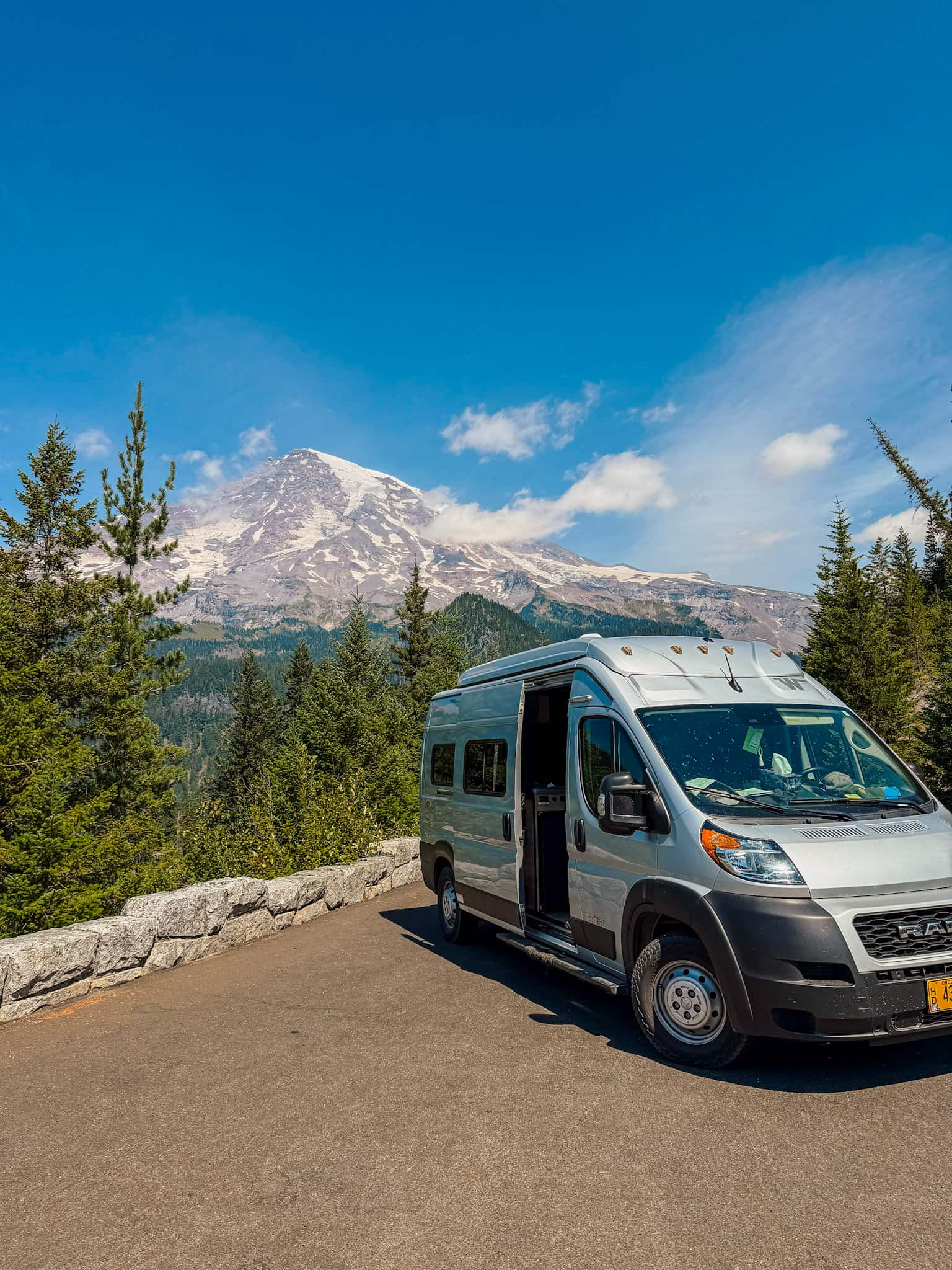 campervan road trip PNW