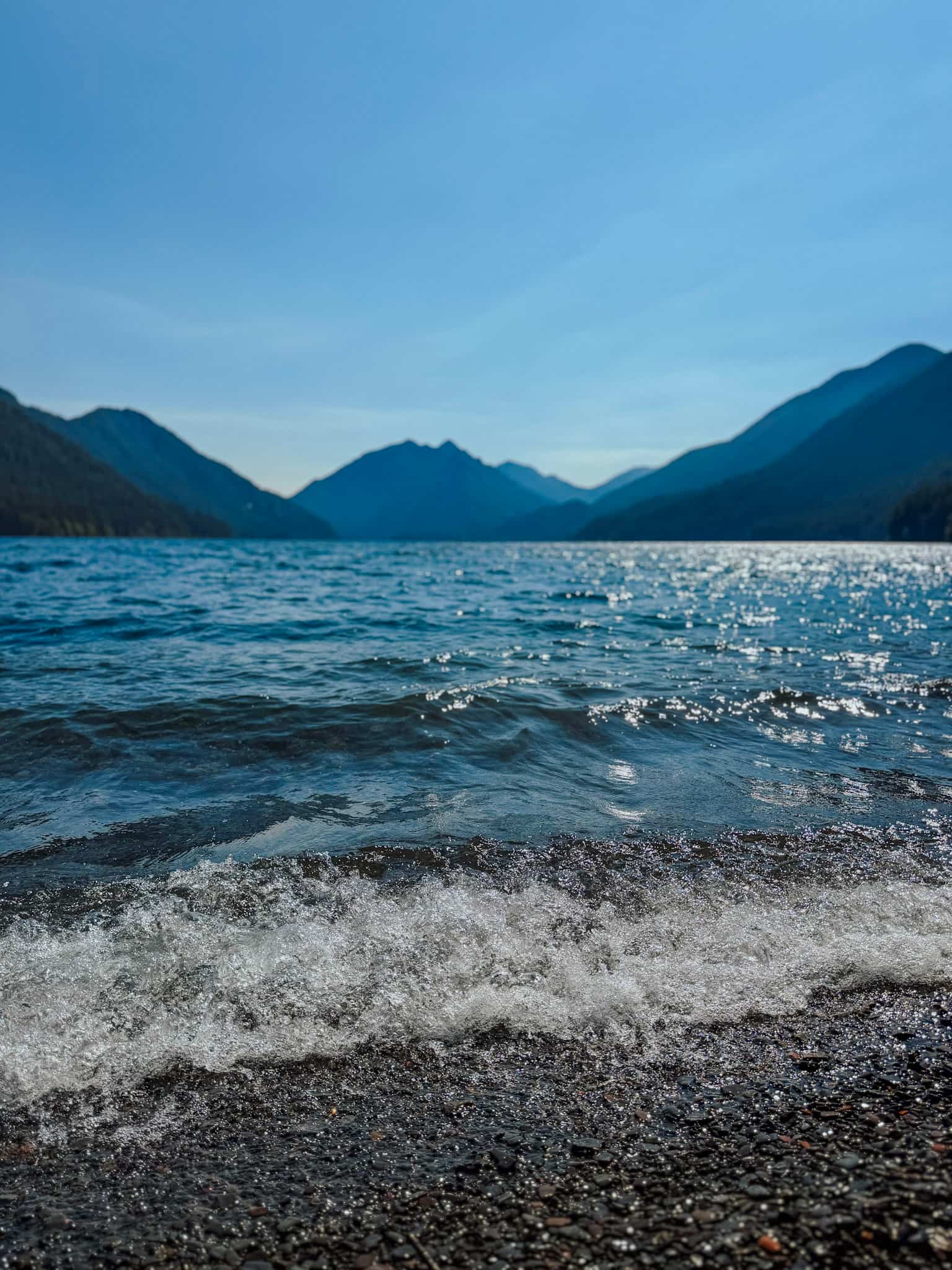 crescent lake olympic national park 