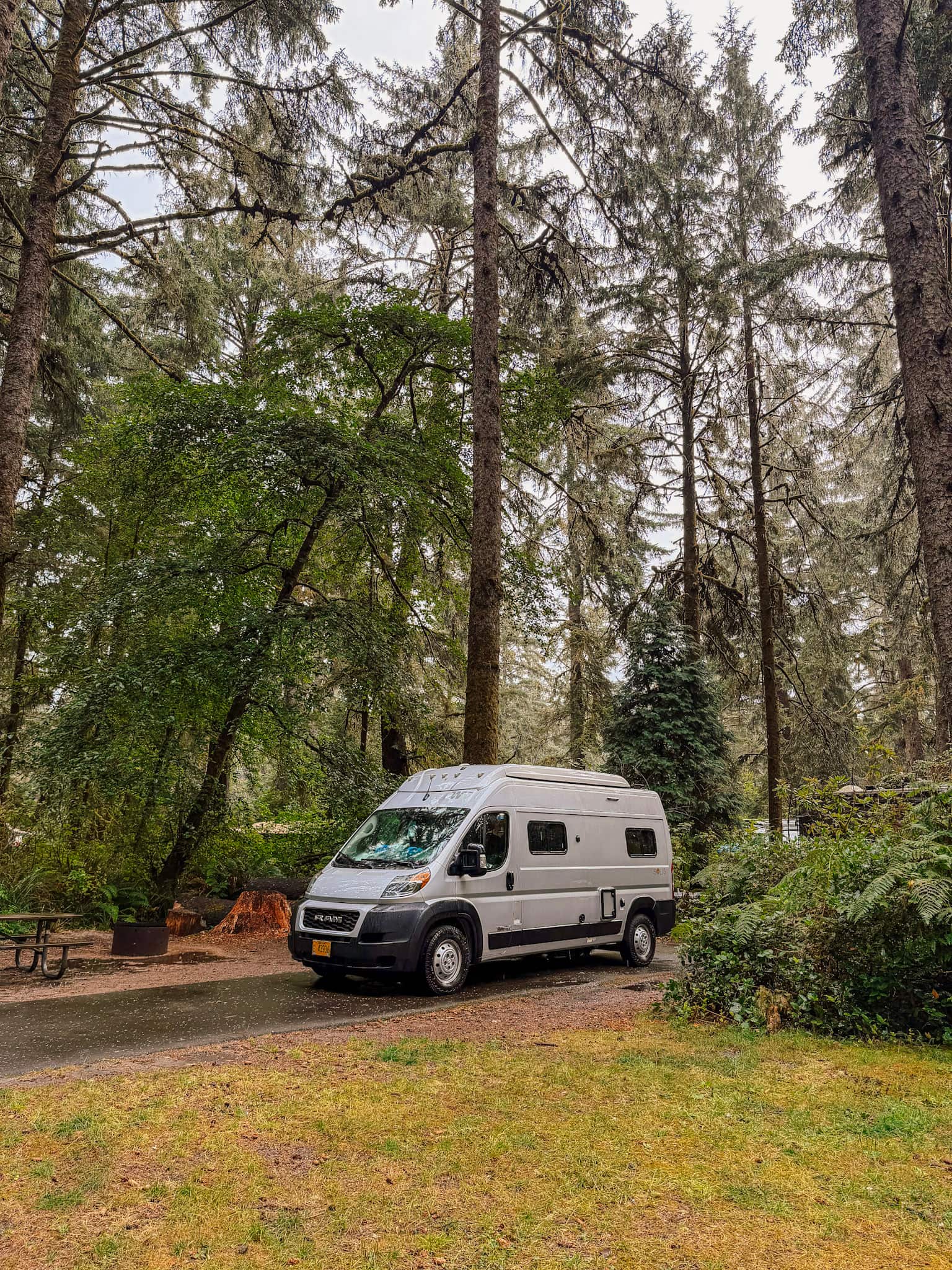 campervan road trip PNW